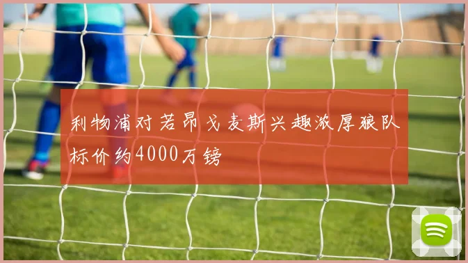利物浦对若昂戈麦斯兴趣浓厚狼队标价约4000万镑